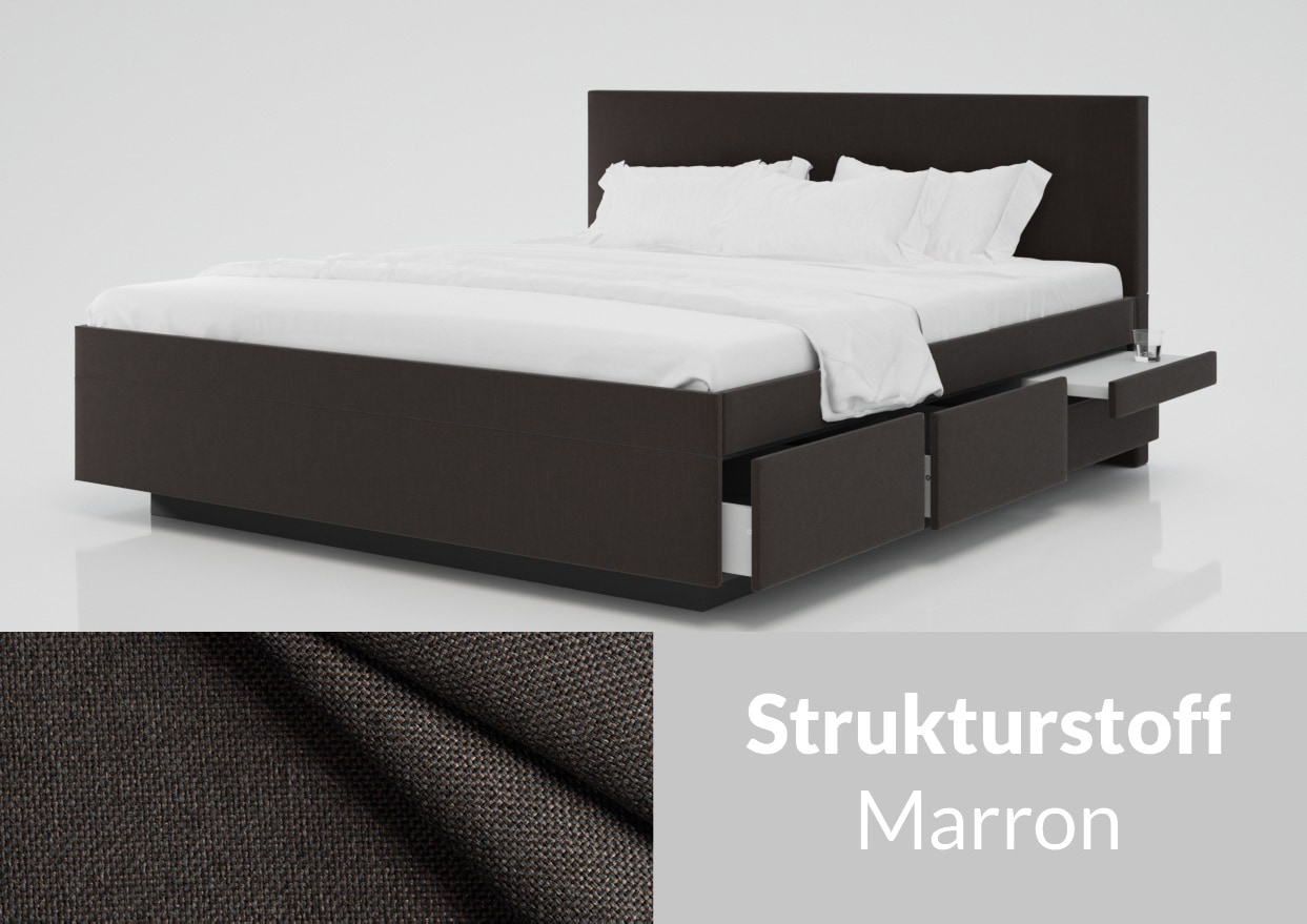 Wasserbett Kaufen In Boxspring Mit Schubladen Stuttgart  1 Stsmarron Nachttisch Ktfashion